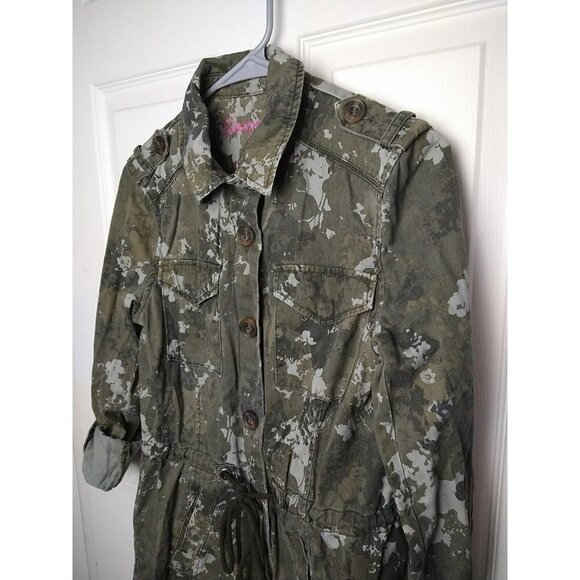 AEROPOSTALE Lightweight Cameo Military Style Drawstring Jacket. Size S - Picture 2 of 15